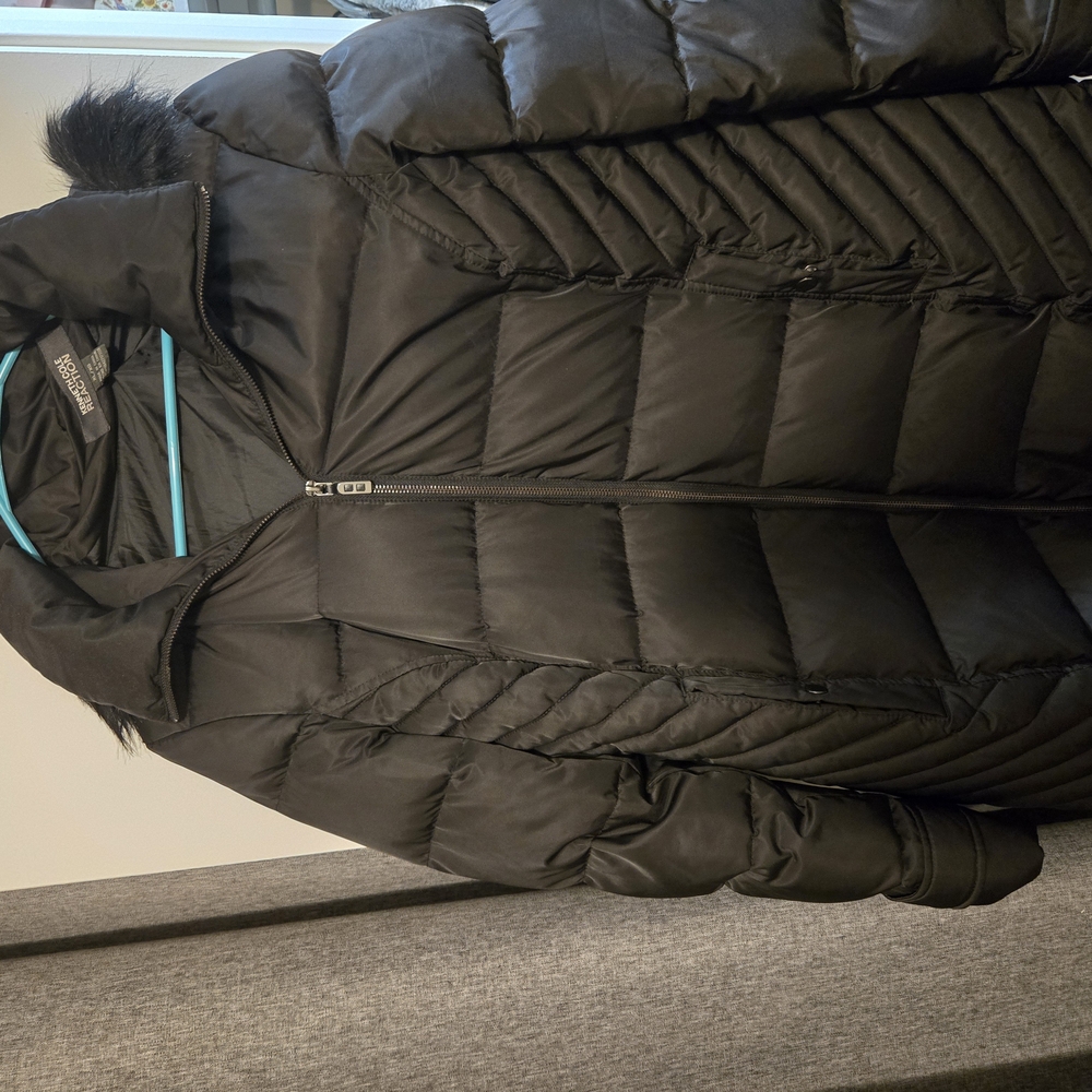 Kenneth Cole Reaction Black Puffer Jacket